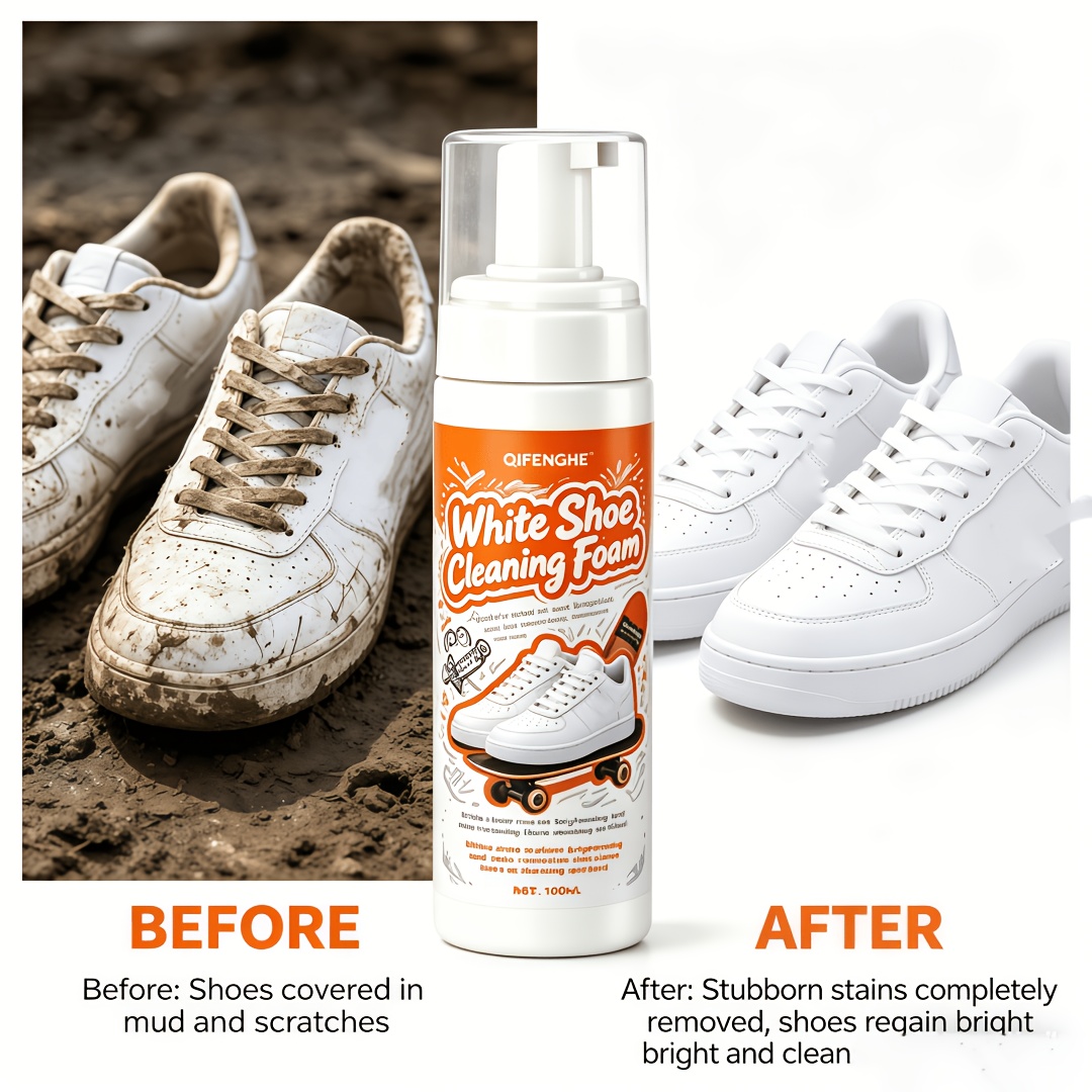 Portable No Rinse White Shoe C - огляд і ціна Sneaker Leather Care