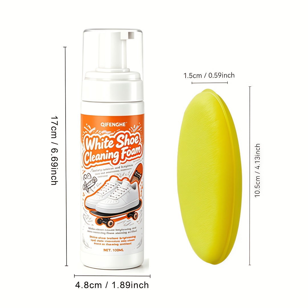 Portable No Rinse White Shoe C - огляд і ціна Sneaker Leather Care