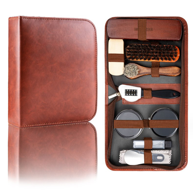 HorseHair Shoe Brush Set Leath - огляд і ціна Sneaker Leather Care