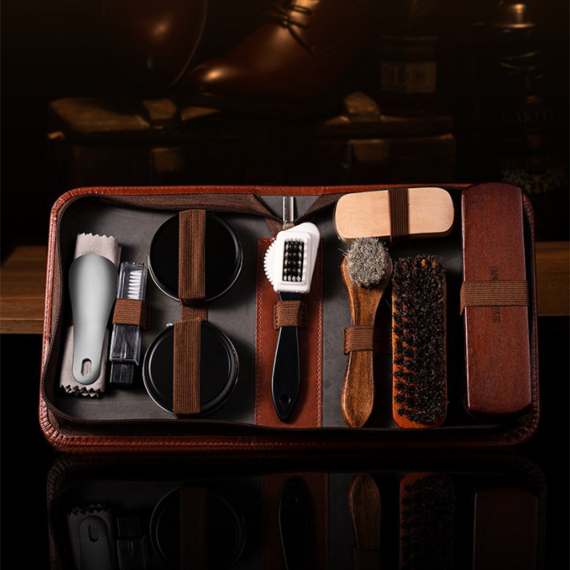 HorseHair Shoe Brush Set Leath - огляд і ціна Sneaker Leather Care