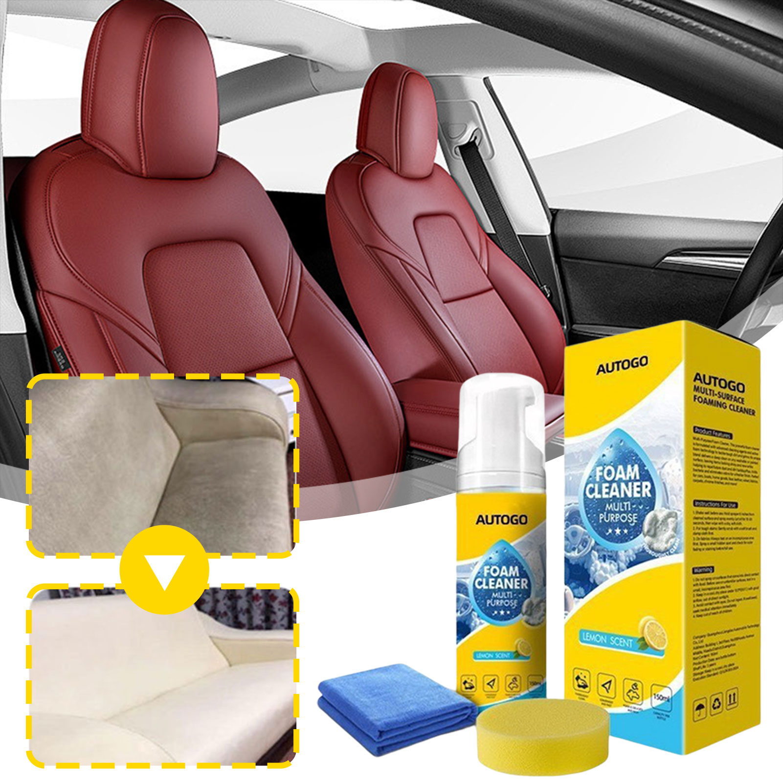 Multipurpose Foam Cleaner For  - огляд і ціна Sneaker Leather Care